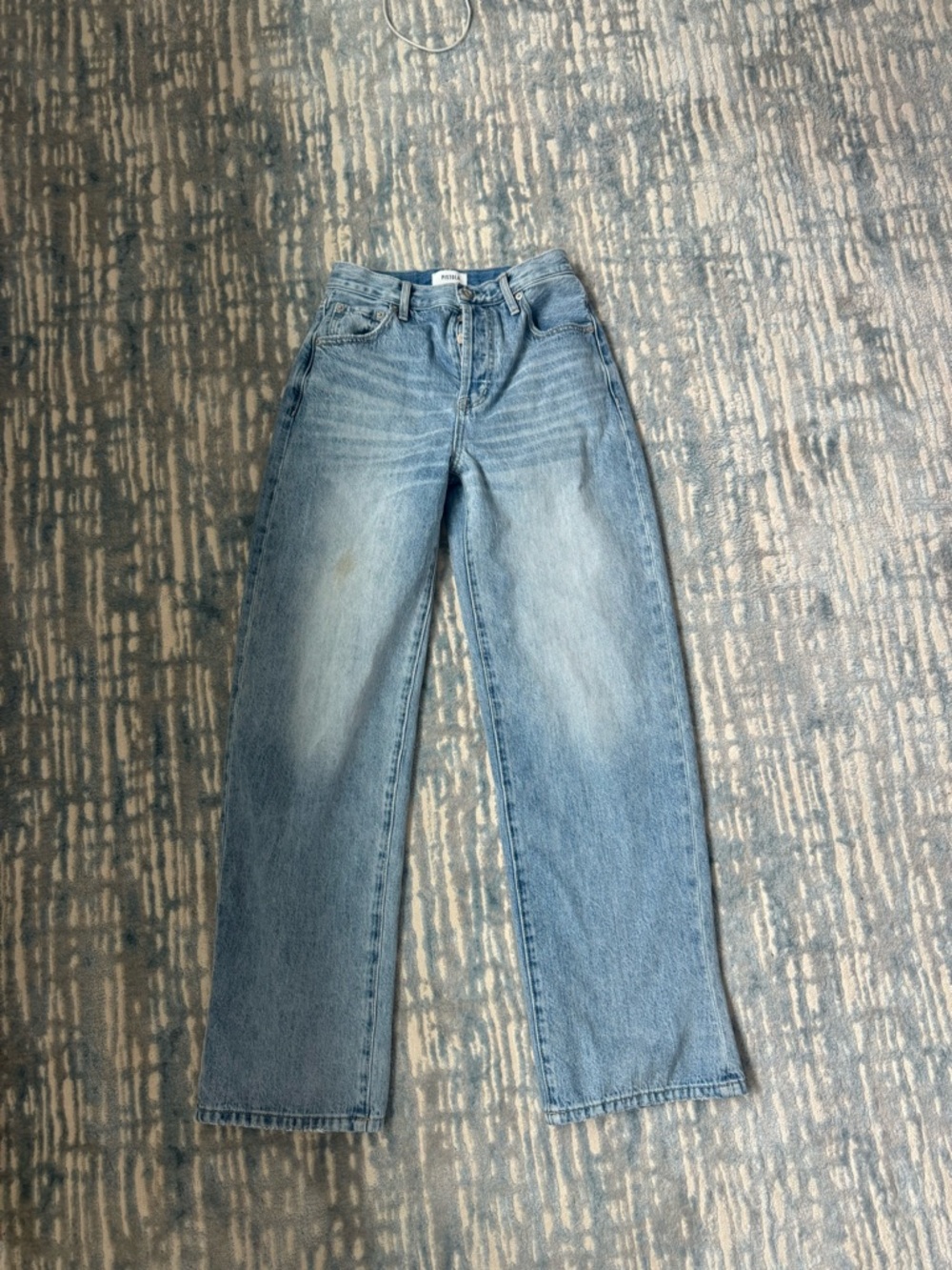 pistola Light Blue Straight Leg Jeans